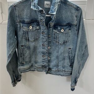 Zara Light Blue Denim Jacket